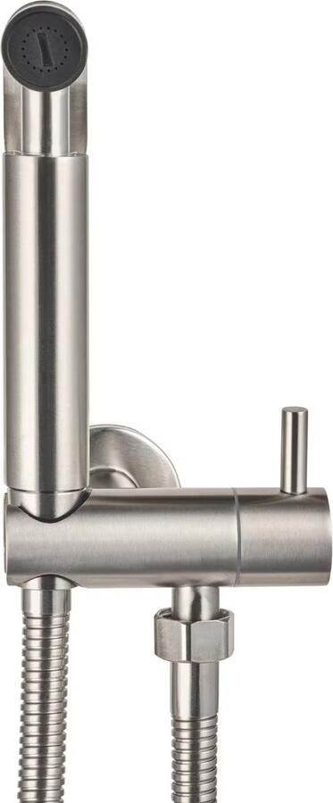 Wiesbaden 304 bidetset met handdouche en doucheslang RVS 29.4310 - Foto 3