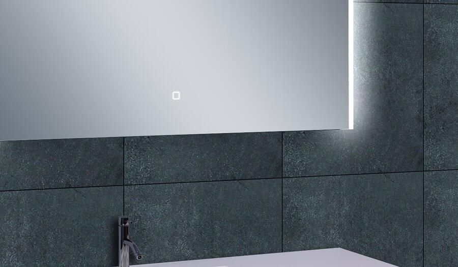 Wiesbaden Badkamerspiegel Duo | 80x60 cm | Rechthoekig | Directe en indirecte LED verlichting | Touch button | Met verwarming - Foto 5