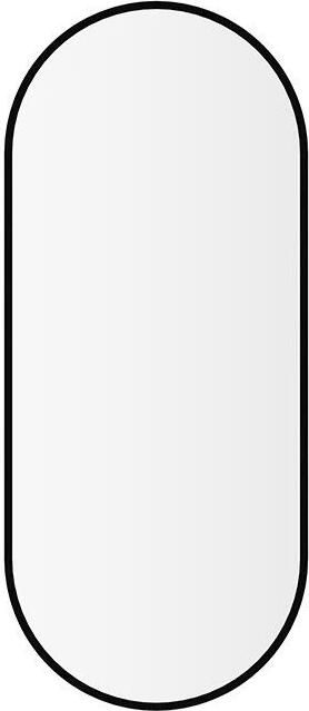 Wiesbaden Badkamerspiegel Renk | 30x70 cm | Ovaal | Mat zwart - Foto 3