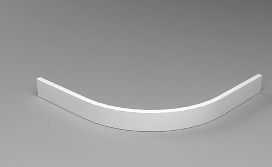 Wiesbaden Voorzetpaneel met Poten 10 cm Hoog tbv 1 4 ronde 90x90 cm Douchebak Acryl Wit - Foto 2