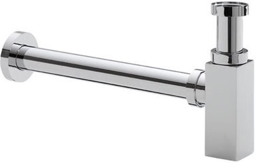 Wiesbaden Design Sifon Rombo | 5 4" | Standaard | Messing | Vierkant | Chroom - Foto 3