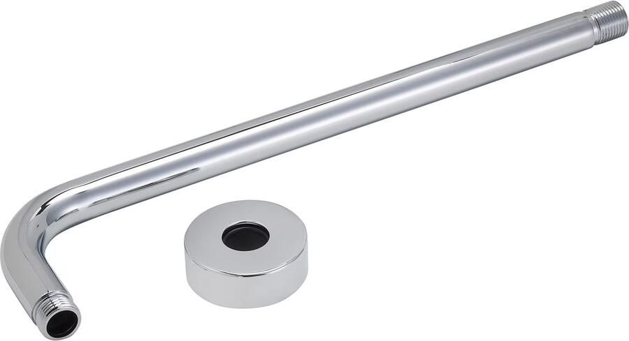 Wiesbaden Douchearm UniMatch Caral | 35 cm | Wandmontage | Messing | Rond | Chroom - Foto 3