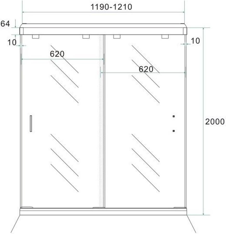 Wiesbaden dubbele-nis-schuifdeuren 1200x2000