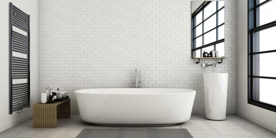 Wiesbaden Designradiator Elara 180x60cm 1067 Watt Mat Antraciet Middenonderaansluiting - Foto 5