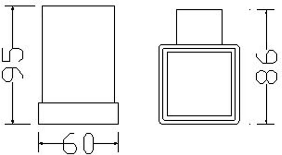 Wiesbaden Eris los glas voor glashouder chroom