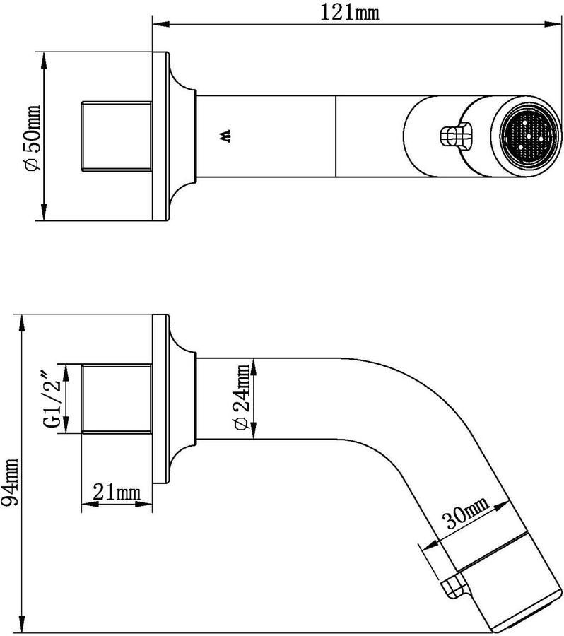 Wiesbaden Fonteinkraan Sophia | Inbouw | Koudwater kraan | Rond | Geborsteld staal PVD - Foto 2