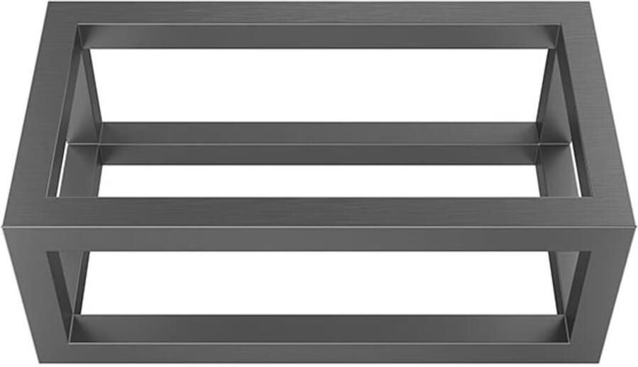 Wiesbaden Frame voor fontein Nick | Wandmontage | 39.5x15x21.5 cm | Vierkant | Gunmetal PVD - Foto 3