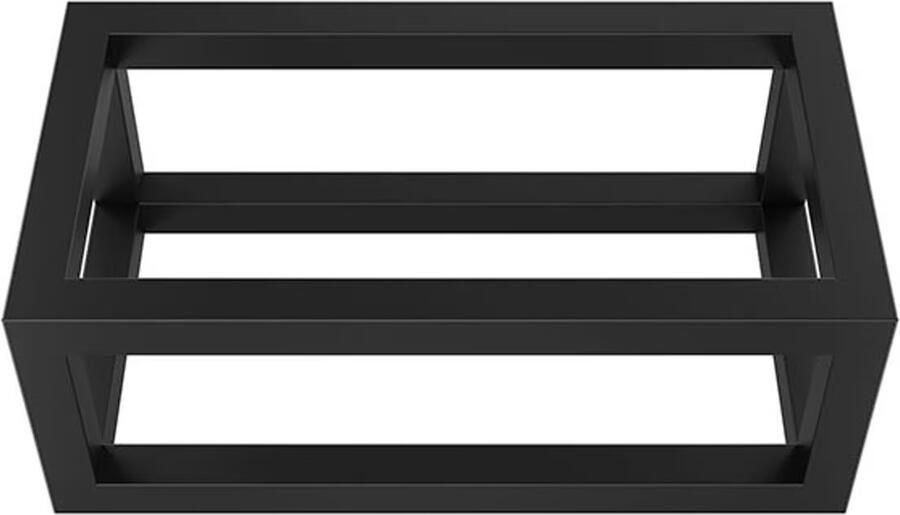 Wiesbaden Frame voor fontein Nick | Wandmontage | 39.5x15x21.5 cm | Vierkant | Zwart mat - Foto 3