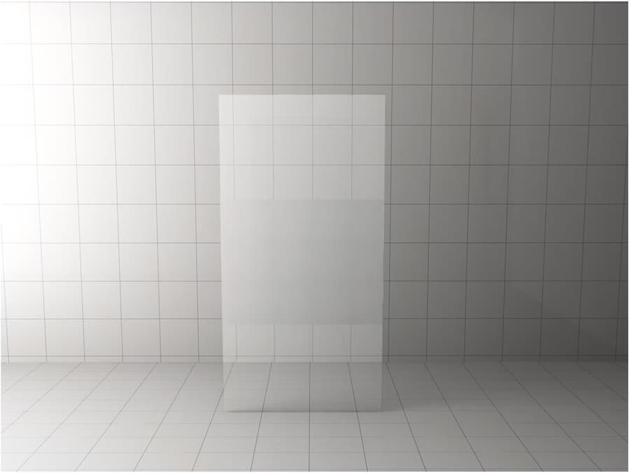 Wiesbaden Inloopdouche 100x200cm Antikalk Helder Mat Glas 8mm Veiligheidsglas Excl. Stabilisatiestang en Profielset - Foto 6