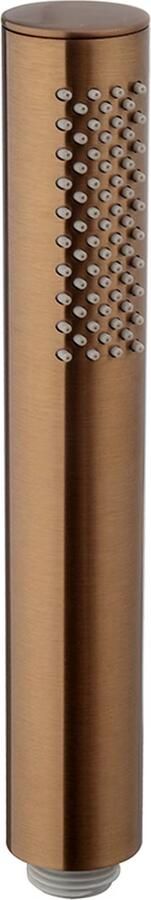 Wiesbaden Glijstang set UniMatch | 75 cm | Incl.Handdouche en Doucheslang | Messing | Rond | Brons koper - Foto 2