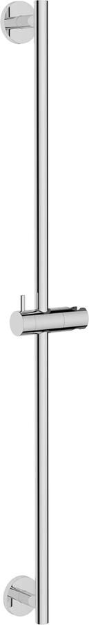 Wiesbaden Glijstang set UniMatch | 75 cm | Incl.Handdouche en Doucheslang | Messing | Rond | Chroom - Foto 2