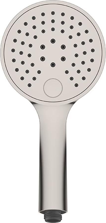 Wiesbaden Glijstang set UniMatch | 75 cm | Incl.Handdouche en Doucheslang | Messing | Rond | Geborsteld staal - Foto 2