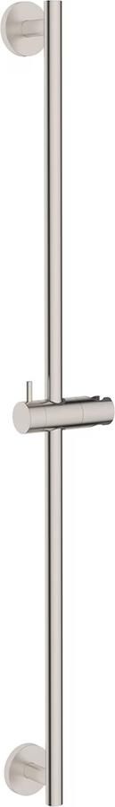 Wiesbaden Glijstang set UniMatch | 75 cm | Incl.Handdouche en Doucheslang | Messing | Rond | Geborsteld staal mat zwart - Foto 3