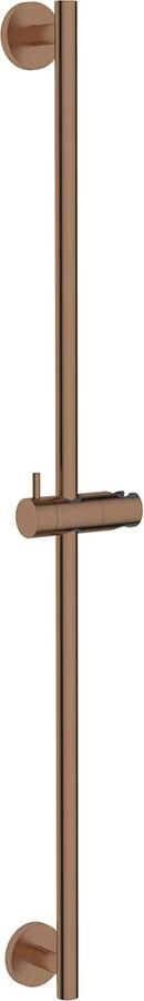 Wiesbaden Glijstang set UniMatch | 75 cm | Incl.Handdouche en Doucheslang | Messing | Rond | Brons koper - Foto 3