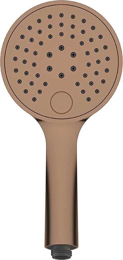 Wiesbaden Glijstang set UniMatch | 75 cm | Incl.Handdouche en Doucheslang | Messing | Rond | Geborsteld brons koper - Foto 2