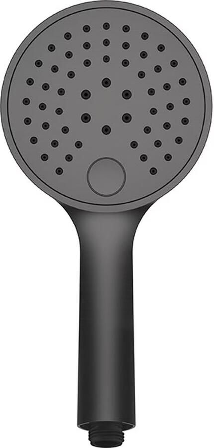 Wiesbaden Glijstang set UniMatch | 75 cm | Incl.Handdouche en Doucheslang | Messing | Rond | Gunmetal - Foto 2