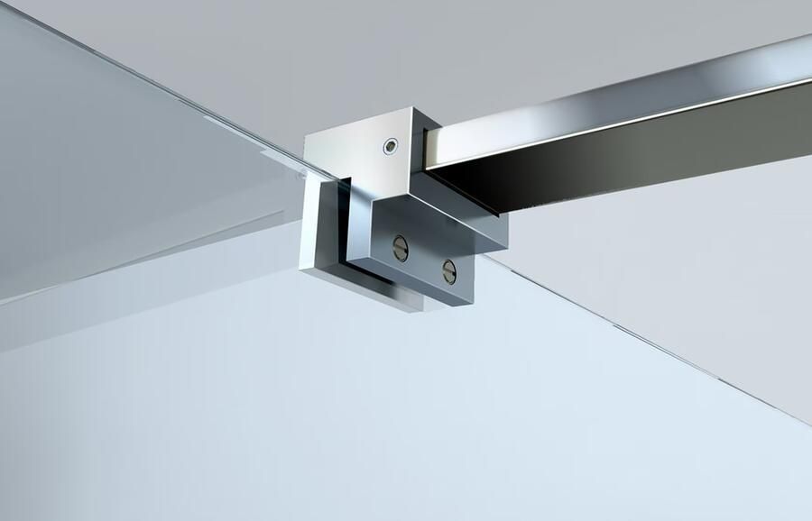 Wiesbaden haakse glaskoppeling voor stabilisatiestang chroom - Foto 4