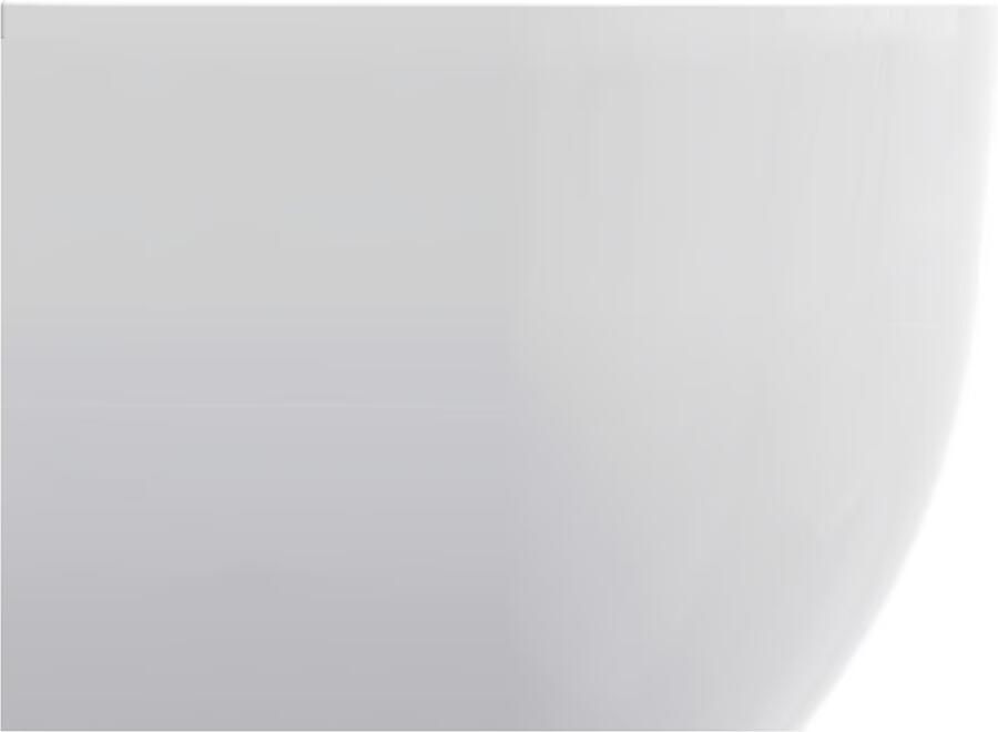 Wiesbaden Half-vrijstaand bad Zenn | 170x75 cm | Incl.Badafvoer | Acryl | Midden | Glans wit