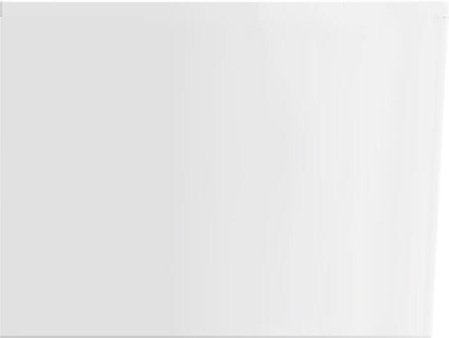 Wiesbaden Half-vrijstaand bad Zenn | 170x75 cm | Incl.Badafvoer | Acryl | Rechts | Glans wit