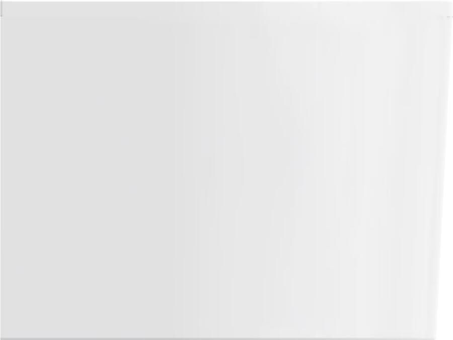 Wiesbaden Half-vrijstaand bad Zenn | 180x80 cm | Incl.Badafvoer | Acryl | Links | Glans wit