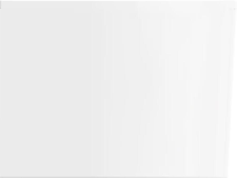 Wiesbaden Half-vrijstaand bad Zenn | 180x80 cm | Incl.Badafvoer | Acryl | Links | Mat wit