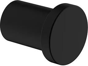 Wiesbaden Handdoek haak Alonzo | Wandmontage | 2.5 cm | Enkel haaks | Zwart mat - Foto 3