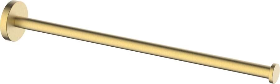 Wiesbaden Handdoek rek Alonzo | Wandmontage | 5.5 cm | Enkel | Geborsteld messing PVD - Foto 3