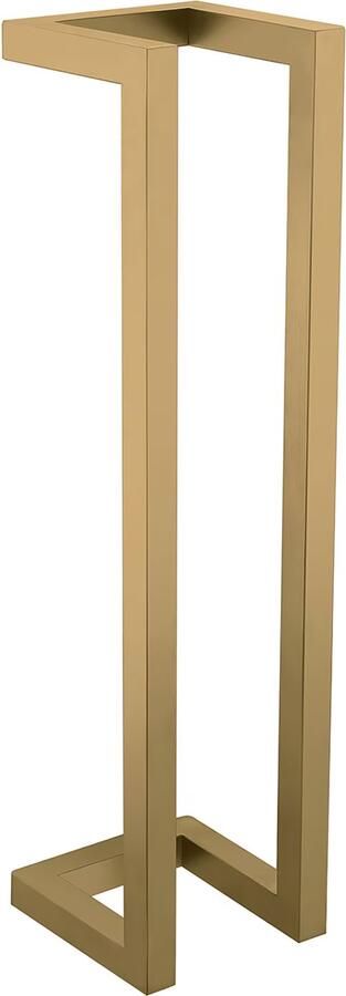 Wiesbaden Handdoek rek Loft | 50 cm | Wandmontage | Staal | Vierkant | Geborsteld messing PVD - Foto 2