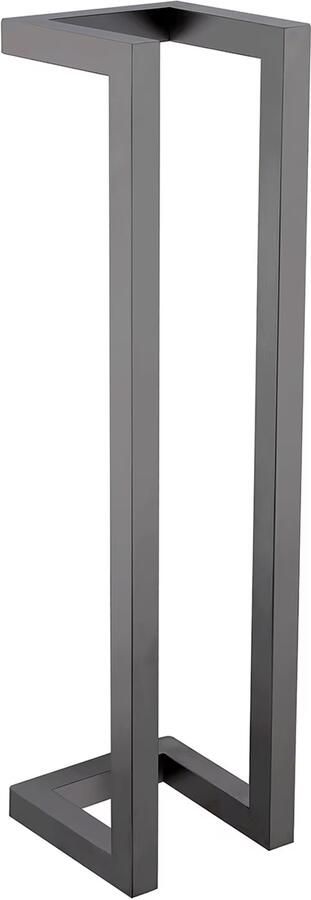 Wiesbaden Handdoek rek Loft | 50 cm | Wandmontage | Staal | Vierkant | Gunmetal PVD - Foto 3