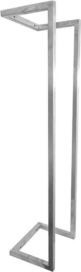 Wiesbaden Handdoek rek Loft | Wandmontage | 95 cm | Enkel | RVS - Foto 2