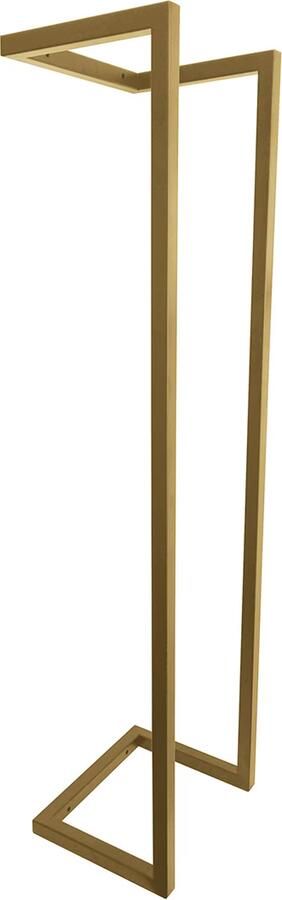 Wiesbaden Handdoek rek Loft | Wandmontage | 95 cm | Geborsteld messing PVD - Foto 2