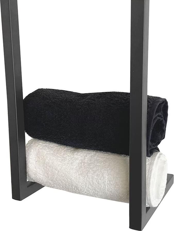 Wiesbaden Handdoek rek Loft | Wandmontage | 95 cm | Gunmetal PVD - Foto 3
