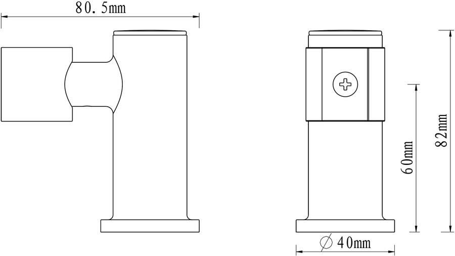 Wiesbaden Handdouchehouder UniMatch Essential | Messing | Rond | Geborsteld brons koper PVD