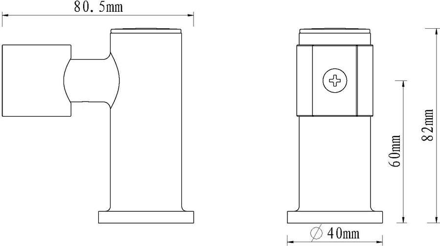 Wiesbaden Handdouchehouder UniMatch Essential | Messing | Rond | geborsteld koper