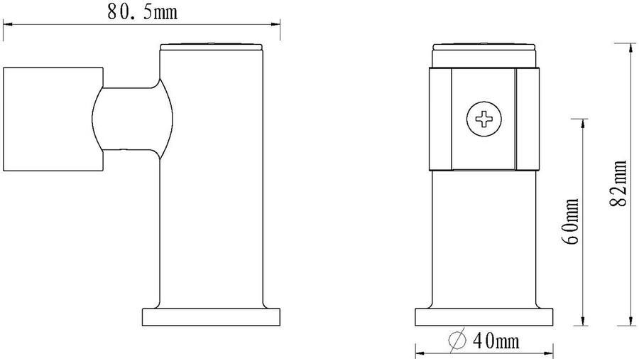 Wiesbaden Handdouchehouder UniMatch Essential | Messing | Rond | Geborsteld messing PVD