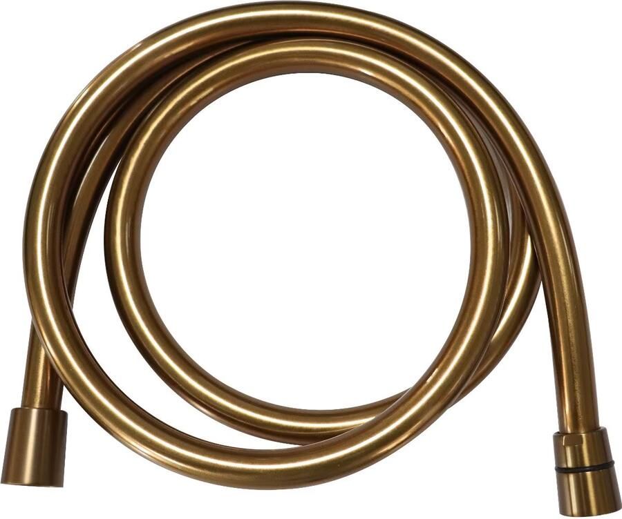 Wiesbaden Handdoucheset UniMatch | 1 Stand | Staafhanddouche | Rond | Geborsteld brons koper - Foto 2