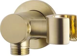 Wiesbaden Handdoucheset UniMatch | 1 Stand | Staafhanddouche | Rond | Geborsteld messinG mat zwart - Foto 2