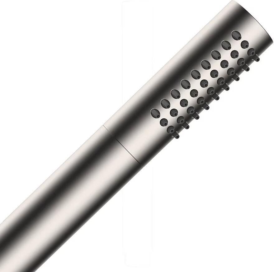 Wiesbaden Handdoucheset UniMatch | 1 Stand | Staafhanddouche | Rond | Geborsteld staal