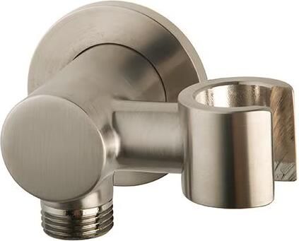 Wiesbaden Handdoucheset UniMatch | 1 Stand | Staafhanddouche | Rond | Geborsteld staal mat zwart - Foto 2