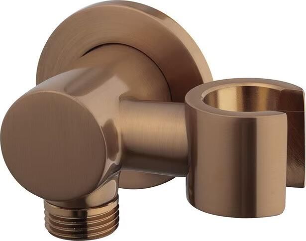 Wiesbaden Handdoucheset UniMatch | 3 Standen | Kantelbaar | Rond | Geborsteld Brons Koper - Foto 2