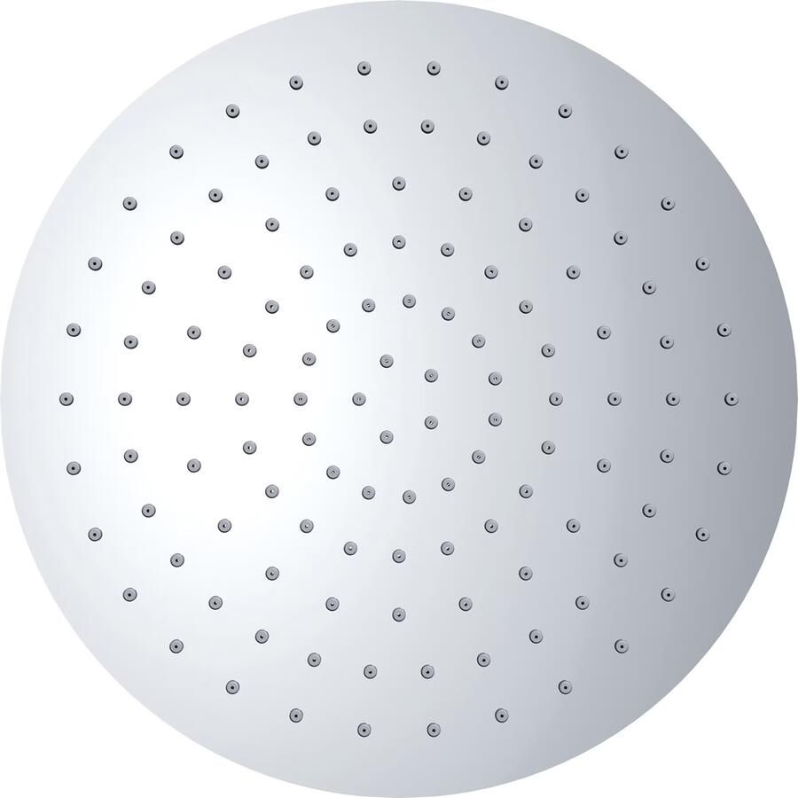 Wiesbaden Hoofddouche UniMatch Caral | 30 cm | Rond | Chroom