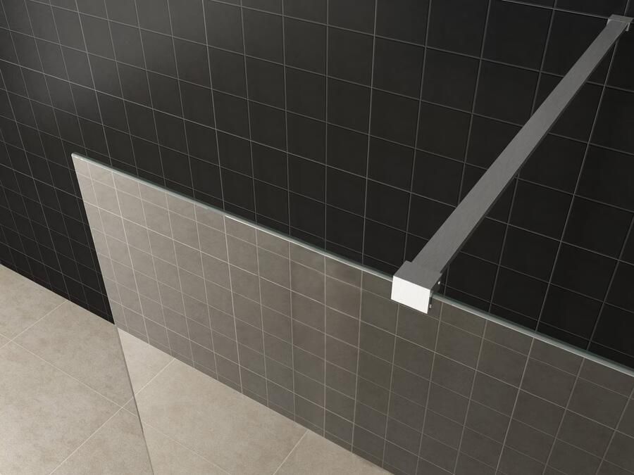 Wiesbaden Inloopdouche Miami 120x200cm Antikalk Helder Glas RVS Profiel 10mm Veiligheidsglas Easy Clean - Foto 6