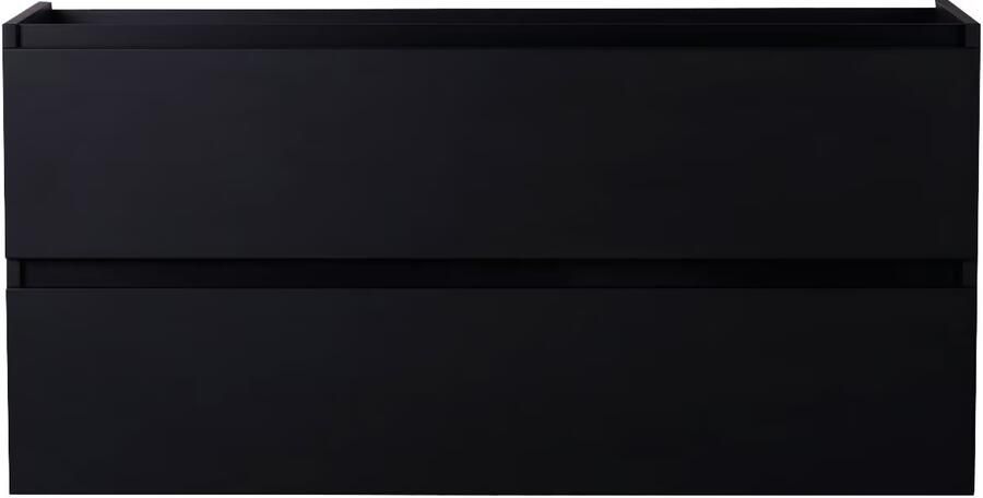 Wiesbaden Marmaris badmeubel met 2 laden 100x46 cm zwart mat - Foto 3