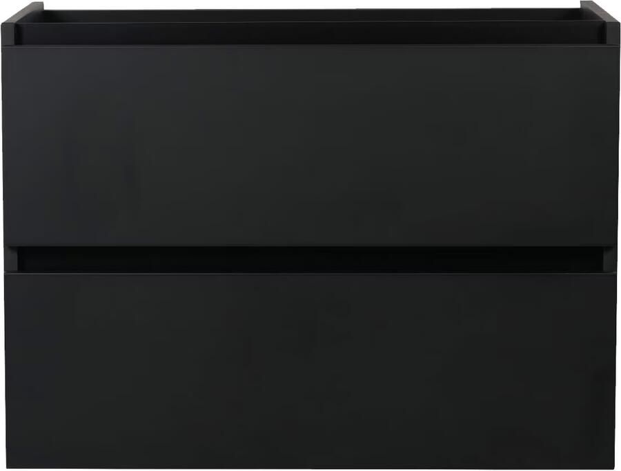 Wiesbaden Marmaris badmeubel met 2 laden 60x46 cm zwart mat - Foto 2