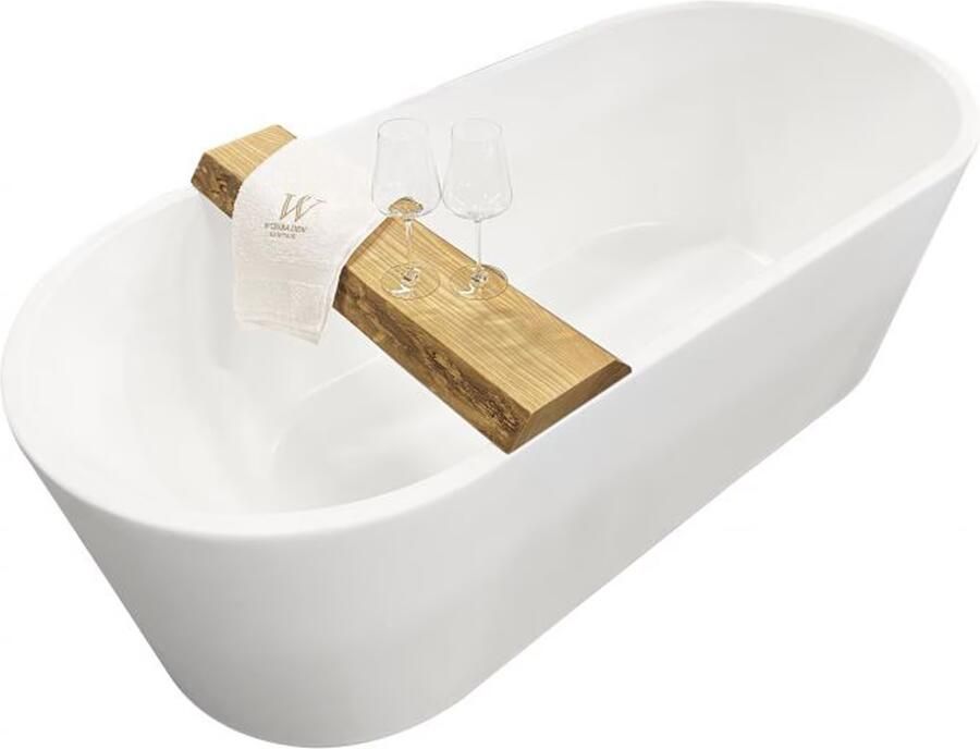 Wiesbaden Oak badplank eiken robuust 80x20x3 cm - Foto 2