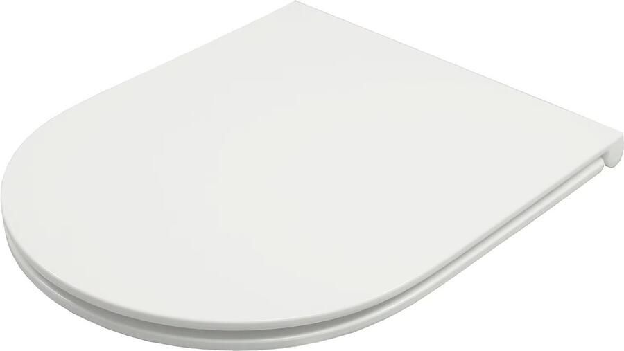 Wiesbaden Toiletbril Miko Flatline Softclose en Quickrelease Toiletzitting Wit - Foto 5