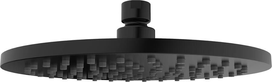 Wiesbaden Caral one-pack complete inbouwthermostaatset met plafondbevestiging hoofddouche 20 cm mat zwart - Foto 7