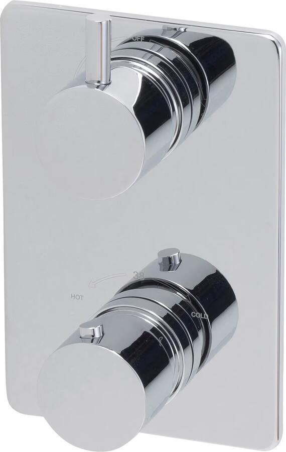 Wiesbaden Thermostatische Inbouw Regendouche Set Type 103 Plafondarm 30 cm Rond incl. Inbouwdeel - Foto 5