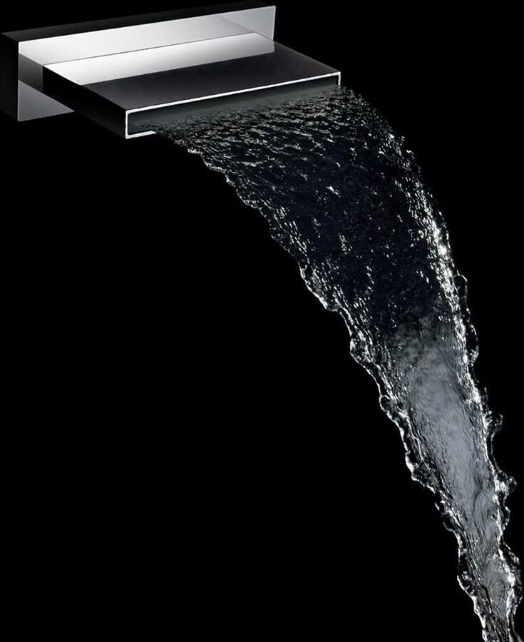 Wiesbaden Hoofddouche ABS Waterval Bad Uitloop Verchroomd Messing 20x2.2cm - Foto 3