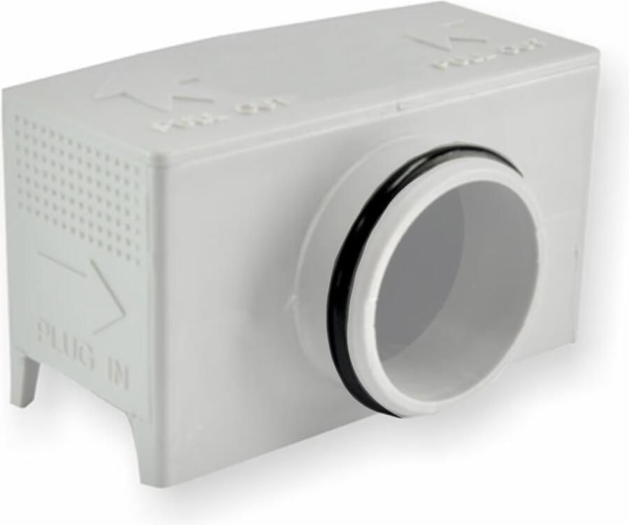 Wiesbaden pakkingsring voor kunststof inzetstuk sifon douchegoot zwart 33.4207